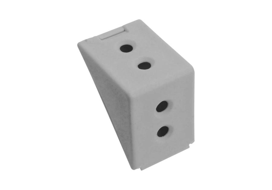 Zdjęcie: Złącze kątowe podwójne szare 12 sztuk METRO