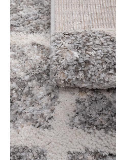 Zdjęcie: Dywan Bilbao Shaggy 160x230 cm romby antracytowy MULTI-DECOR