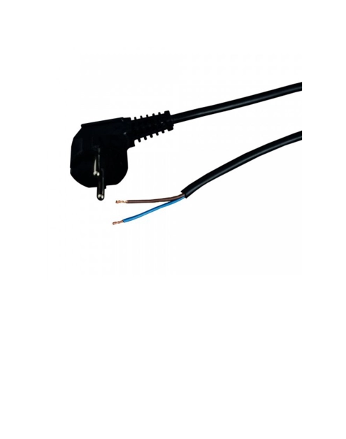 Zdjęcie: Przewód przyłączeniowy w osłonie polwinitowej OMY3x1,5 1,6 m czarny POLMARK