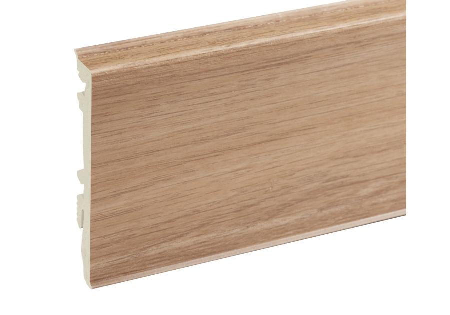 Zdjęcie: Listwa przypodłogowa PVC Masterline 1,3x8 cm, 2,2 m Cinnamon Mat CEZAR
