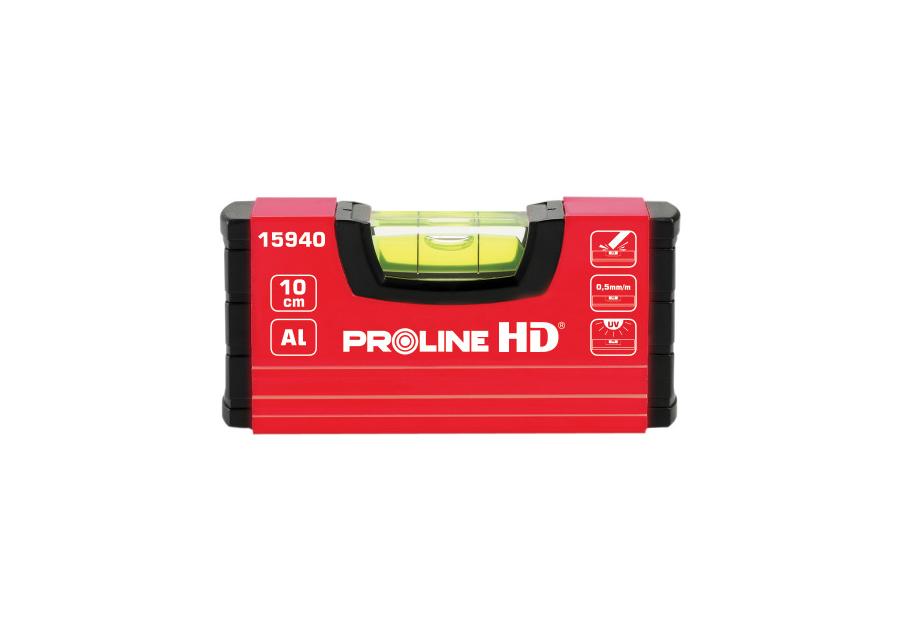 Zdjęcie: Poziomnica aluminiowa mini 10 cm PROLINE