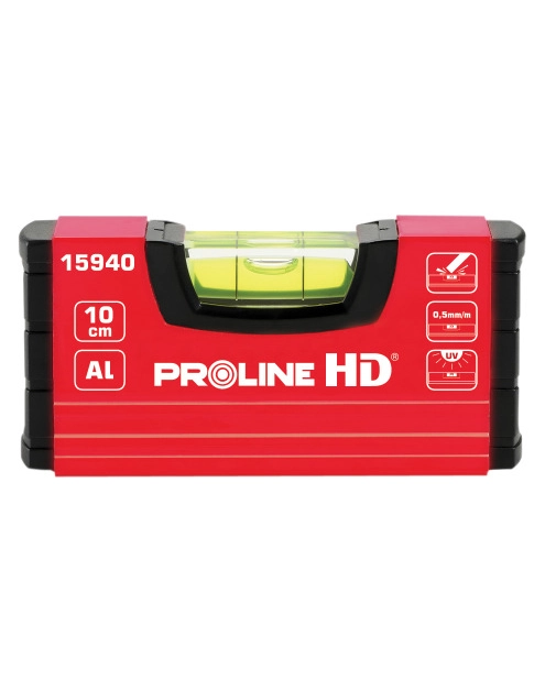 Zdjęcie: Poziomnica aluminiowa mini 10 cm PROLINE