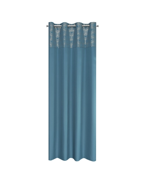 Zdjęcie: Zasłona gotowa Dafne 140 x 240 cm niebieski EUROFIRANY