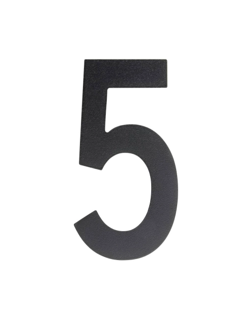 Zdjęcie: Cyfra 5 samoprzylepna 50 mm czarny mat METRO