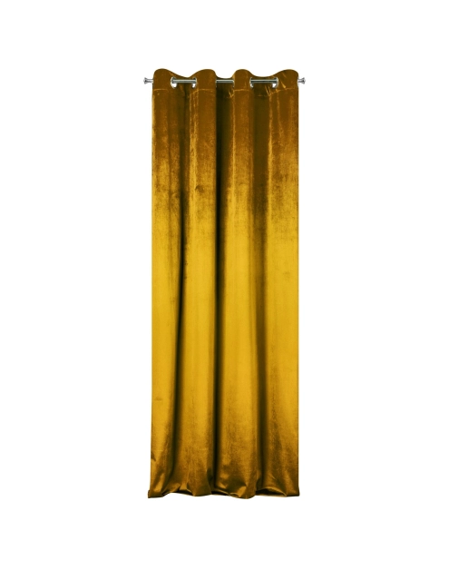 Zdjęcie: Zasłona gotowa Sarah 140x250 cm musztardowy EUROFIRANY