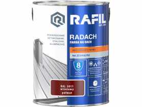 Farba na dach Radach wiśniowy RAL3011 5L RAFIL