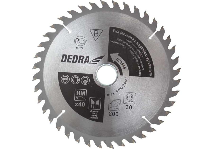 Zdjęcie: Piła tarczowa do drewna 315x40x30 mm DEDRA