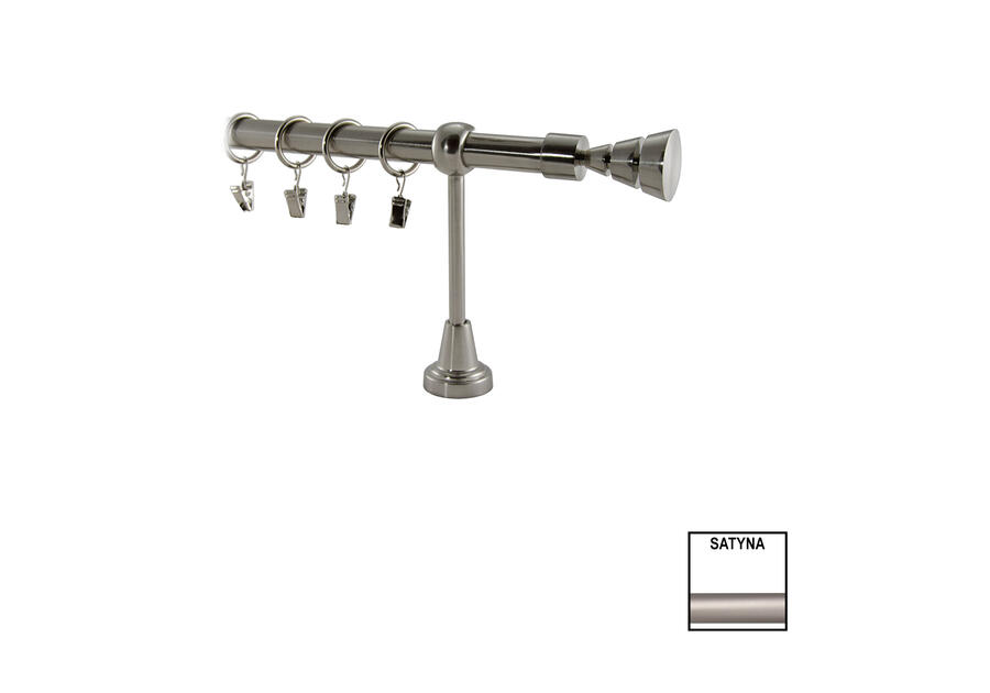 Zdjęcie: Karnisz podwójny Valentina fi 19 mm - 160 cm stella złoto KARWEL