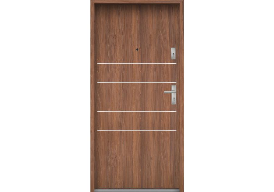 Zdjęcie: Drzwi wejściowe do mieszkań Bastion A-30 Akacja 80 cm lewe ODP KR CENTER