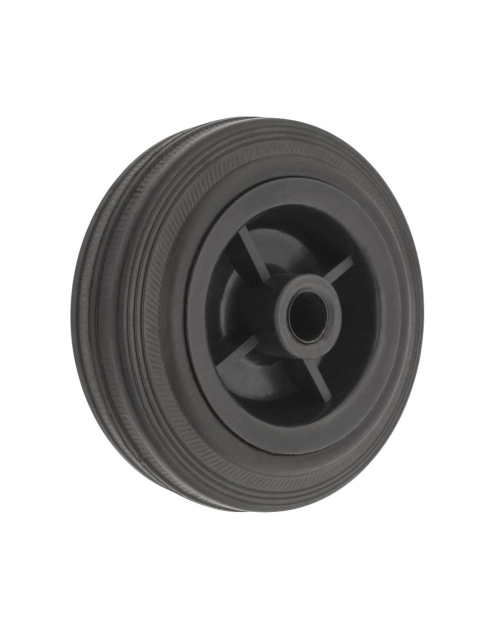 Zdjęcie: Koło kauczukowe czarne 100 mm, 100 kg METRO