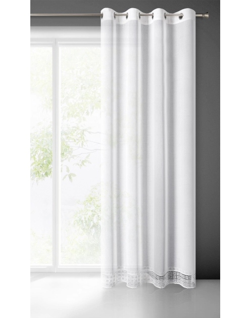 Zdjęcie: Firana gotowa Merida 140 x 250 cm biały EUROFIRANY