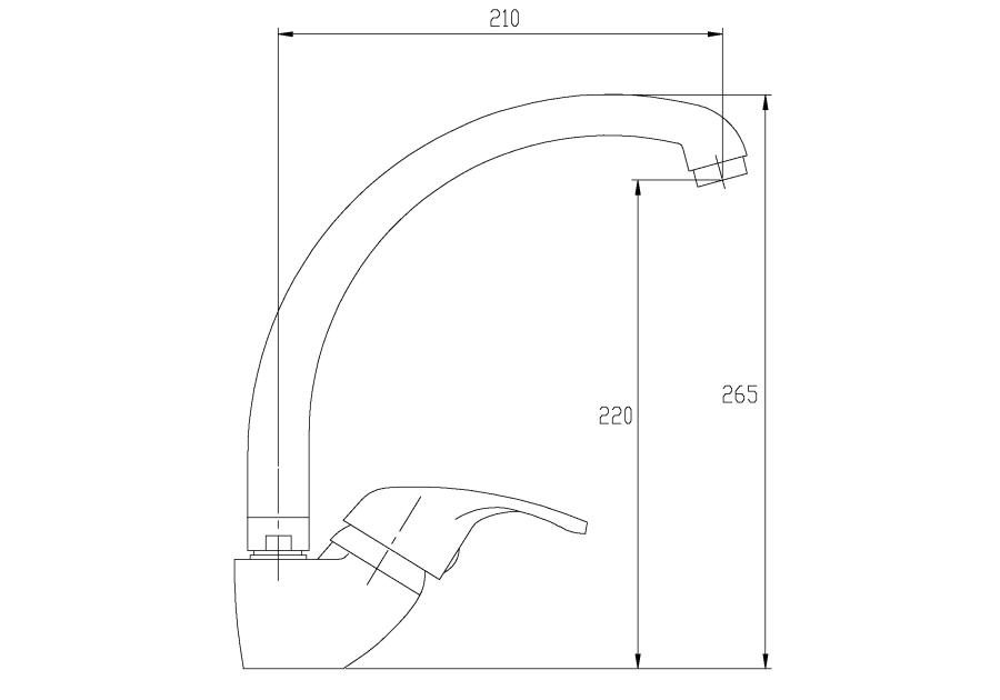Zdjęcie: Bateria zlewozmywakowa Mitris chrom INVENA
