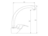 Zdjęcie: Bateria zlewozmywakowa Mitris chrom INVENA