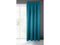 Zdjęcie: Zasłona gotowa Logan na taśmie 135x270 cm morski EUROFIRANY