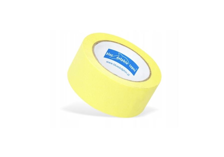 Zdjęcie: Taśma papierowa MT-ST 25 mm x 50 m żółta BLUE DOLPHIN
