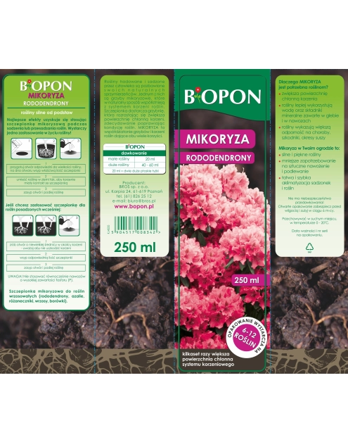 Zdjęcie: Mikoryza do rododendronów 250 ml BOPON