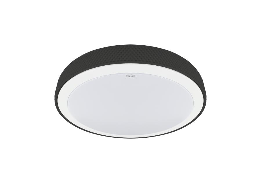 Zdjęcie: Plafoniera SMD LED Ratan C 24 W CCT kolor czarny STRUHM