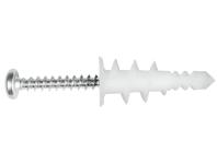 Zdjęcie: Łącznik nylonowy R-DRA-01 samowiercący 16x36mm z wkrętem 3,9x32mm 100 szt. RAWLPLUG