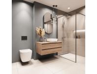 Zdjęcie: Deszczownia z baterią natryskową Alonia chrom INVENA