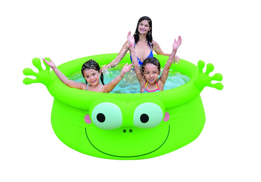 Zdjęcie: Basen z kołnierzem dmuchanym Żabka 175x62 cm SUN CLUB