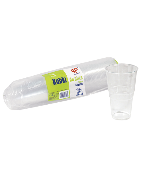 Zdjęcie: Kubki do piwa 0,5 L - 50 szt. PP PROFESSIONAL