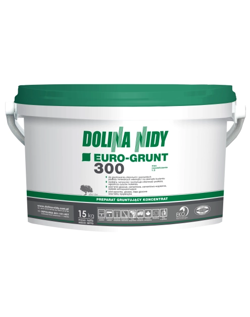 Zdjęcie: Preparat Gruntujący Euro-Grunt 300 - 15 kg DOLINA NIDY
