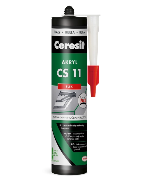 Zdjęcie: Akryl biały CS11 300 ml CERESIT