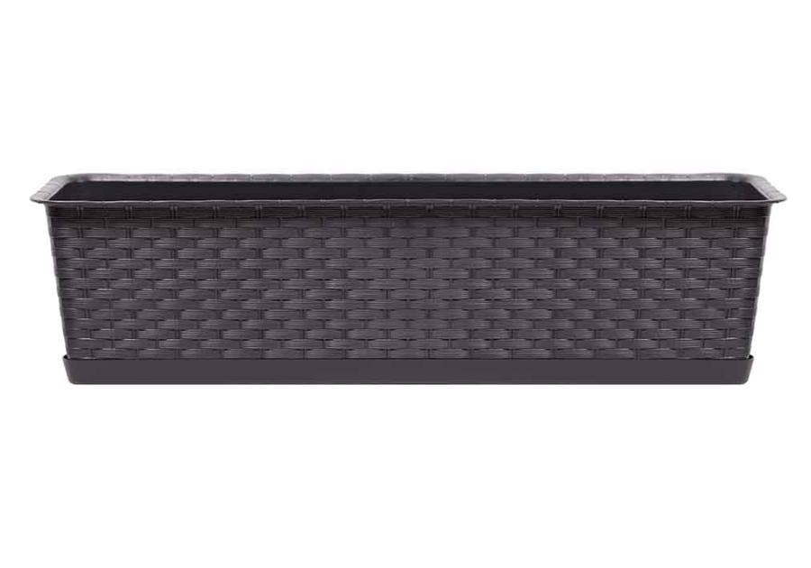 Zdjęcie: Skrzynka balkonowa Ratolla set umbra 50 cm PROSPERPLAST