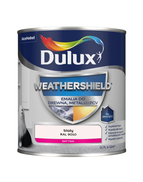 Zdjęcie: Emalia Dulux Weathershield biały RAL 9010 DULUX