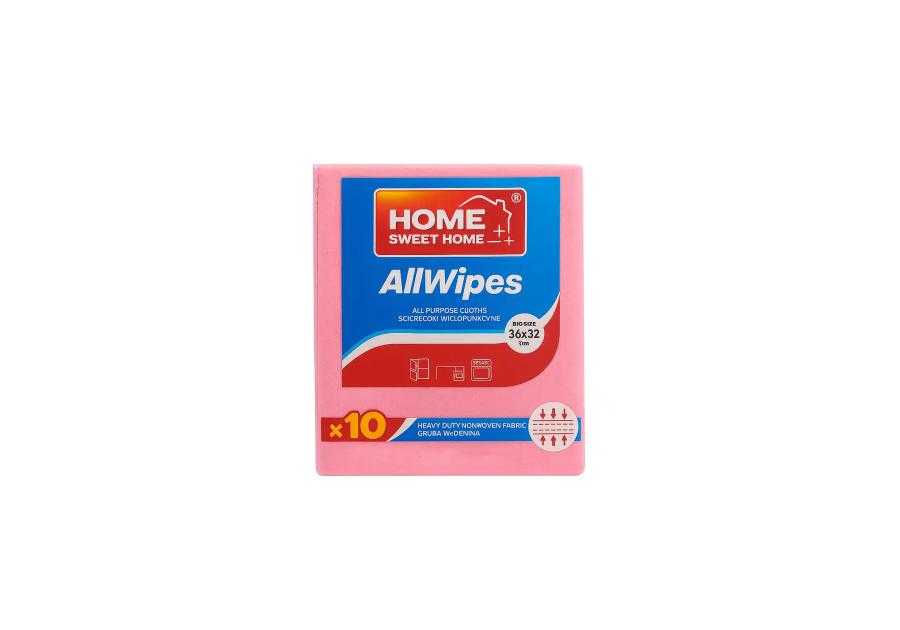 Zdjęcie: Ścierka gruba włóknina All Wipes 10 sztuk HOME SWEET HOME