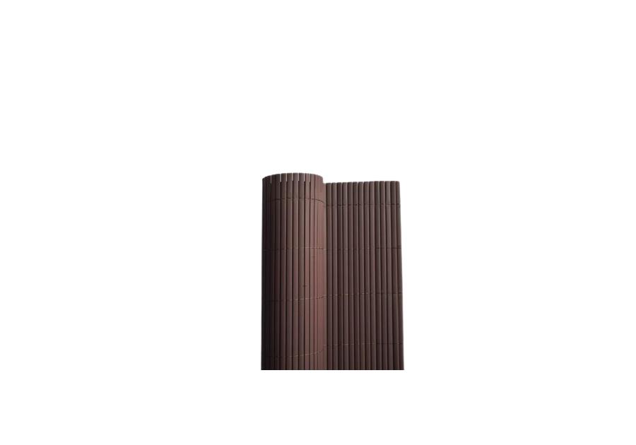 Zdjęcie: Płotek ogrodowy PCV brązowy 100x300 cm dwustronny z filtrem UV DIRECT HG