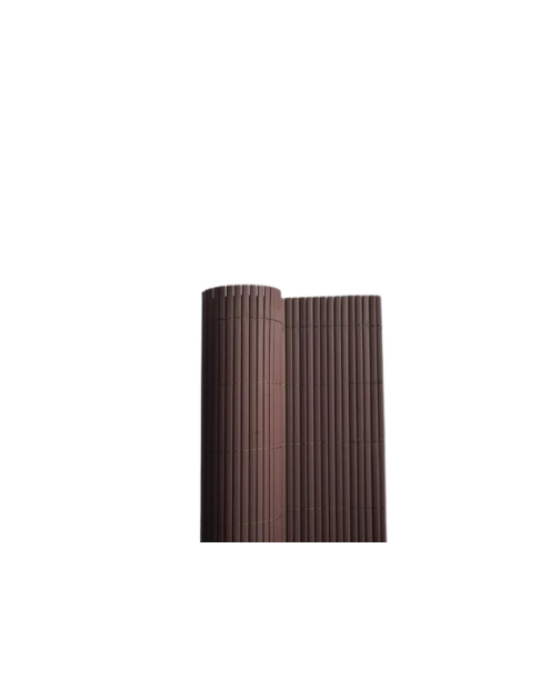 Zdjęcie: Płotek ogrodowy PCV brązowy 100x300 cm dwustronny z filtrem UV DIRECT HG