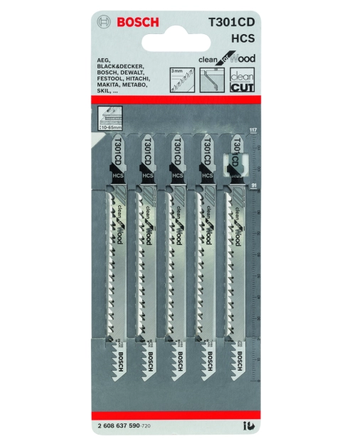 Zdjęcie: Brzeszczot T301CD 5 sztuk NS BOSCH