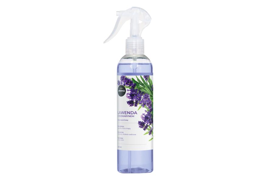 Zdjęcie: Odświeżacz powietrza 300 ml lawenda z rozmarynem AROMA HOME SPRAY