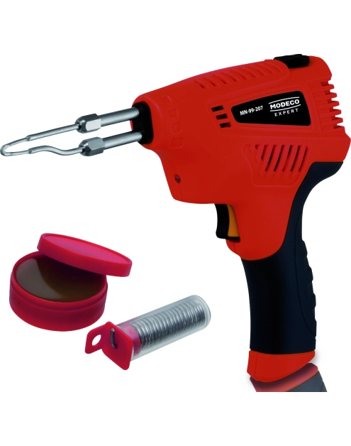 Zdjęcie: Lutownica transformatorowa 200 W akcesoria walizka MODECO EXPERT