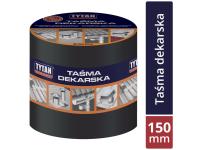 Zdjęcie: Taśma dekarska uszczelniająca wzmocniona, kolor grafitowy RS TAPE 15 cm x 10 m TYTAN PROFESSIONAL