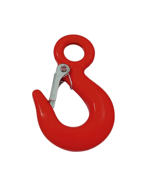 Zdjęcie: Hak z zabezpieczeniem 500 kg czerwony METRO