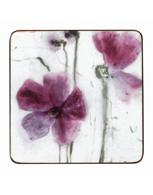 Zdjęcie: Podkładka na stół 10x10 cm - 6 szt. kwiaty DOMOTTI