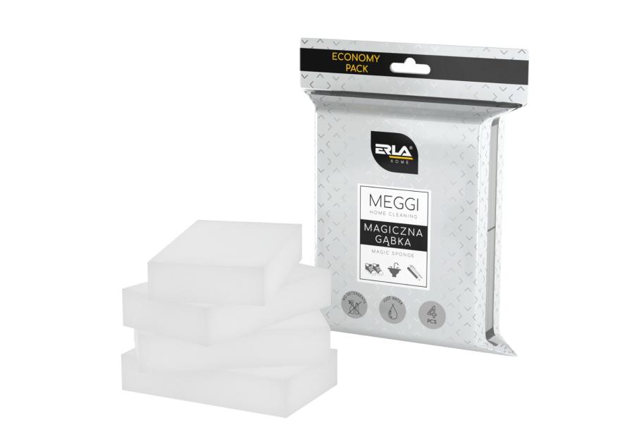 Zdjęcie: Magiczna gąbka Meggi 4 sztuki ERLA