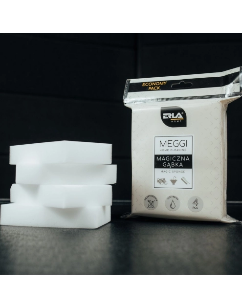Zdjęcie: Magiczna gąbka Meggi 4 sztuki ERLA