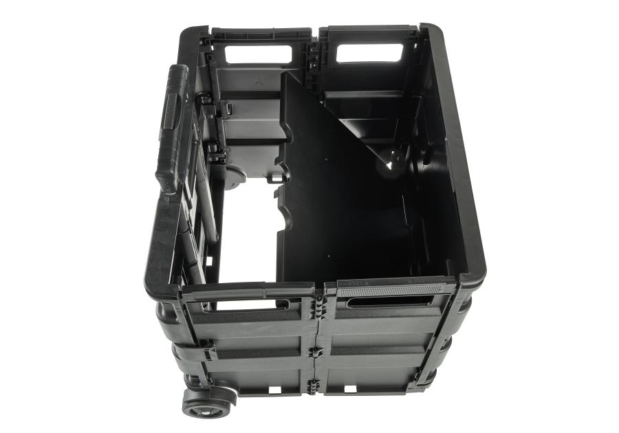 Zdjęcie: Wózek składany na zakupy Olli 65 L 35 kg black KEEEPER