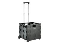 Zdjęcie: Wózek składany na zakupy Olli 65 L 35 kg black KEEEPER