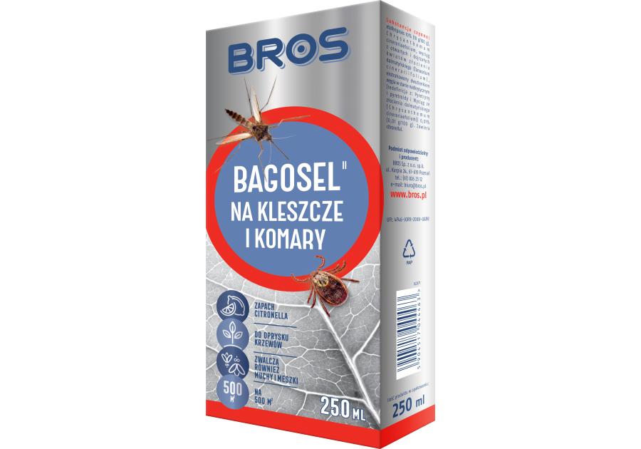 Zdjęcie: Oprysk na komary i meszki Bagosel 250 ml BROS