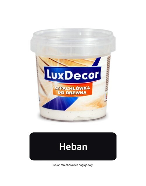 Zdjęcie: Szpachla do drewna 600 g heban LUXDECOR