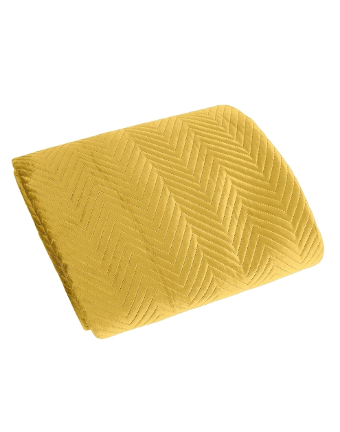 Zdjęcie: Narzuta Sofia 70x160 cm musztardowa EUROFIRANY