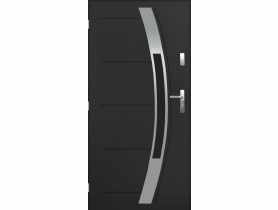 Drzwi zewnętrzne hydra antracyt 90l komplet ENTRYLINE