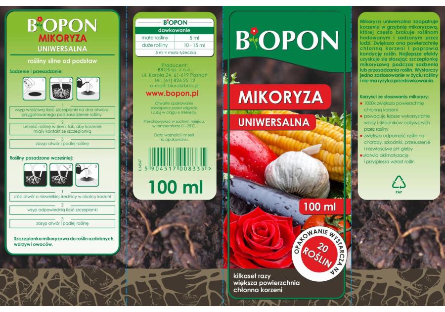 Zdjęcie: Mikoryza uniwersalna 100 ml BOPON