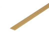 Zdjęcie: Profil progowy płaski klejony aluminium anoda 25 mm 0,9 m złoty CEZAR