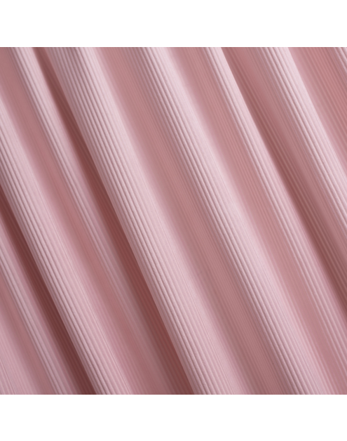 Zdjęcie: Zasłona welwetowa sztruks casual różowa 140x270cm CHIC HOME