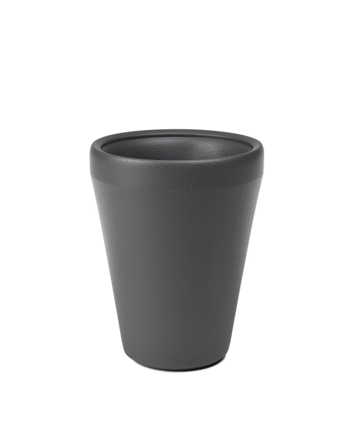 Zdjęcie: Donica wysoka Lima 390, antracyt LAMELA